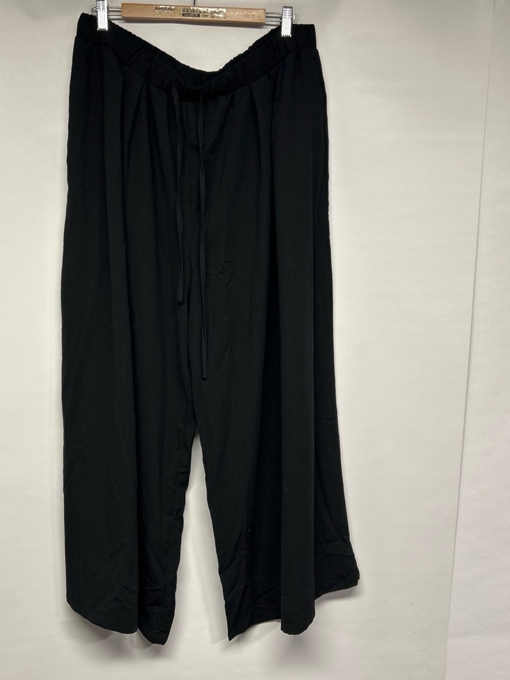 Cider Black Wide-Leg Pants Size 3X